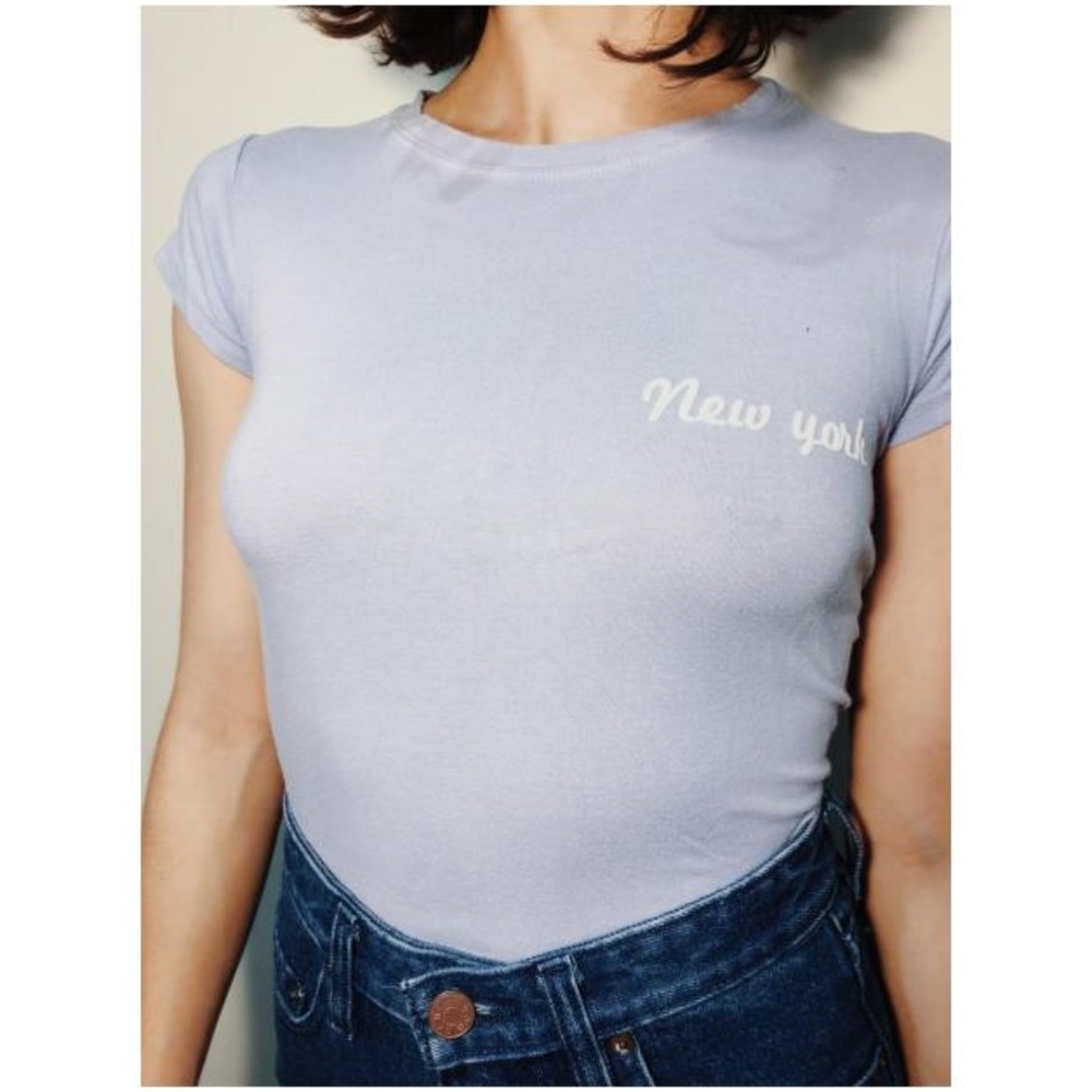 Pacsun New York crop top